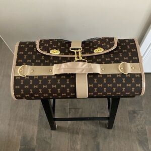 Luxury Brown and Tan Dog Carrier
